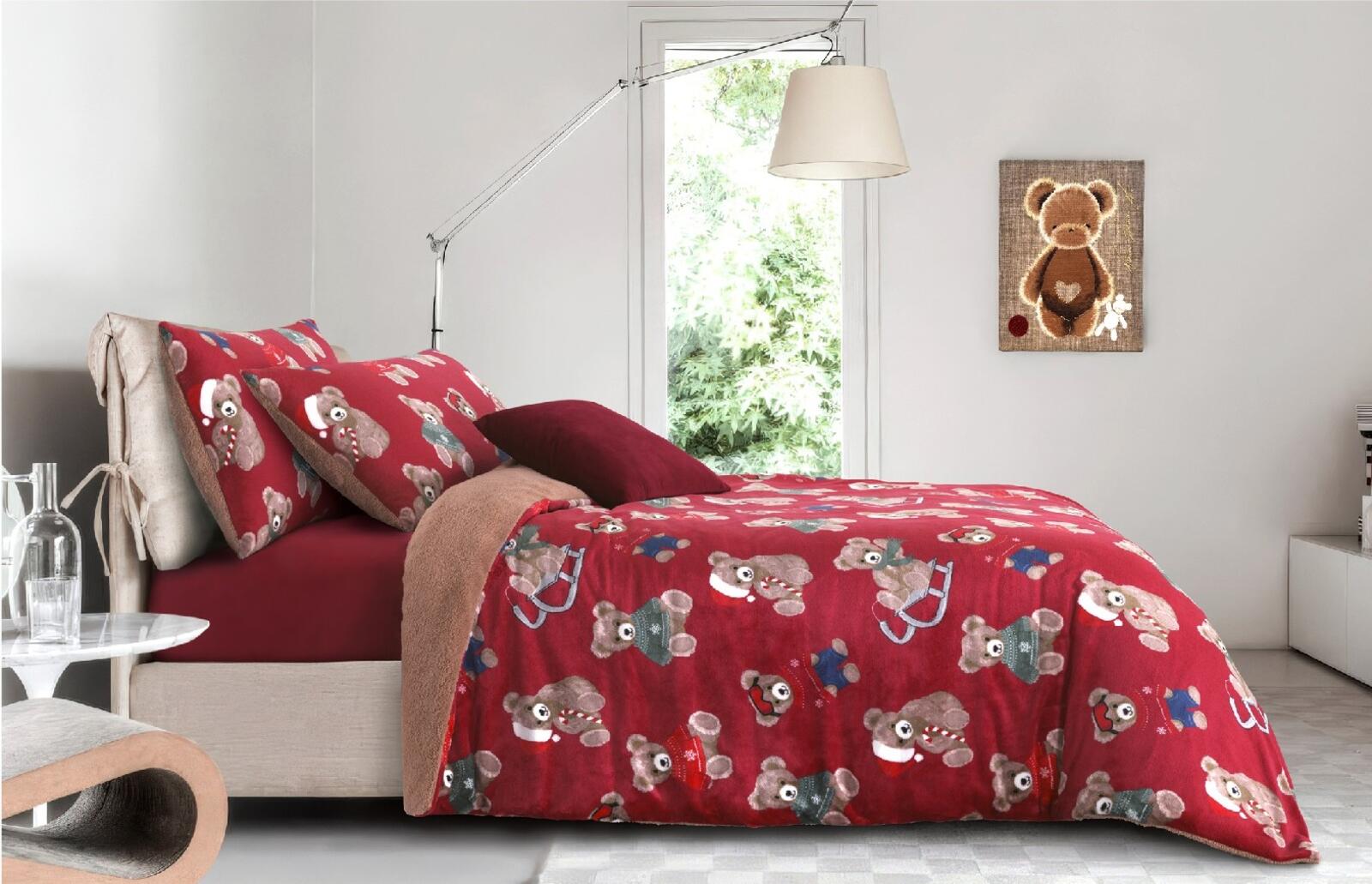 PARURE COPRIPIUMINO 1P TEDDY SNOW Tellini S.R.L. Velkoobchodní oblečení